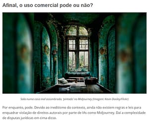 Midjourney: imagens produzidas com IA podem ser usadas comercialmente?